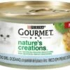 Pack 12 Gourmet Comida Húmeda Nature's Creations Mini Filetes Rico En Pescado Del Oceano Para Gatos -Suministros De Mascotas Ventas 2024 natures creations mini filetes pescado del oceano 1 g