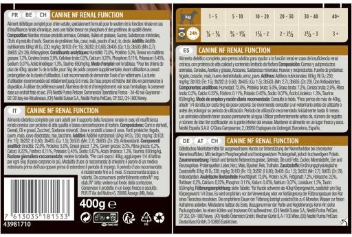 Pack 12 Pro Plan Veterinary Diets Comida Húmeda Mousse NF Renal Function Para Perros 4 Pack 12 Pro Plan Veterinary Diets Comida Húmeda Mousse NF Renal Function Para Perros - Imagen 2