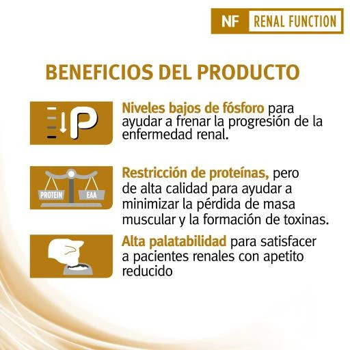 Pro Plan Veterinary Diets Comida Húmeda NF Renal Function ST/OX Trocitos En Salsa Salmón 10 Pro Plan Veterinary Diets Comida Húmeda NF Renal Function ST/OX Trocitos En Salsa Salmón - Imagen 8