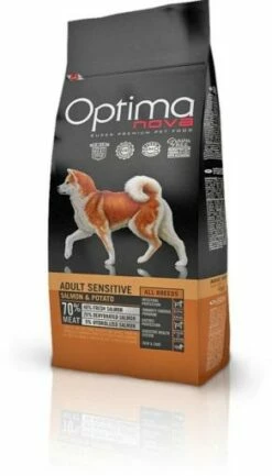 Optimanova Pienso Sensitive Para Perros Adultos De Salmón Y Patata -Suministros De Mascotas Ventas 2024 onovacsensa optima nova canine adult sensitive salmon 1 6318511a9c20e g