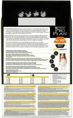 Pro Plan All Size Adult Light/Sterilised Optiweight Rico En Pollo -Suministros De Mascotas Ventas 2024 optiweight adult de pollo 6 g