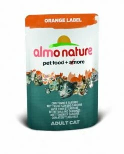 Pack 24 Almo Nature Nature Orange Label Con Atun Y Sardinas