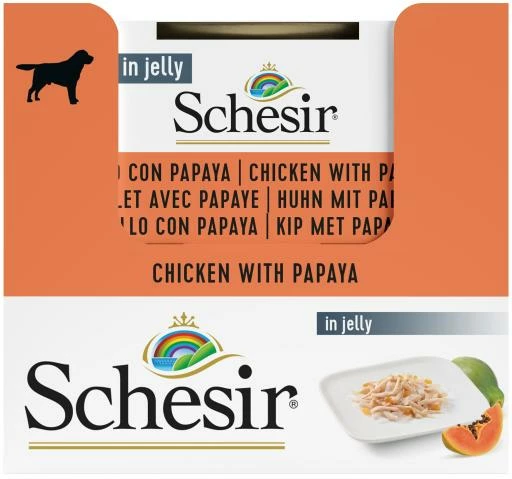 Pack 10 Schesir Comida Húmeda De Pollo Con Papaya 7 Pack 10 Schesir Comida Húmeda De Pollo Con Papaya - Imagen 5
