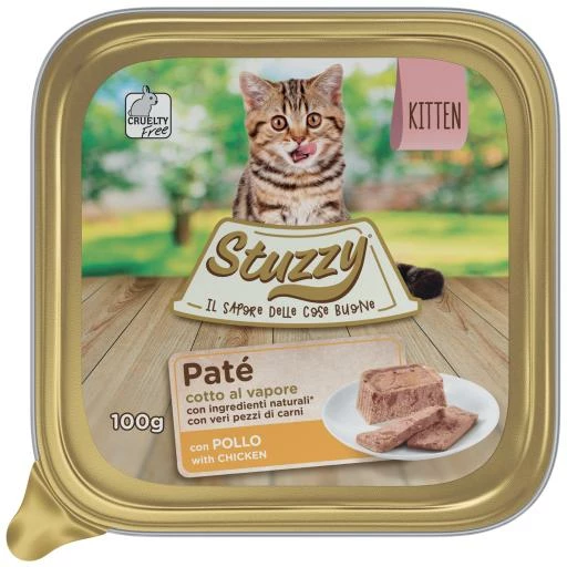 Pack 32 Stuzzy Comida Húmeda Paté Para Gatitos De Pollo 3 Pack 32 Stuzzy Comida Húmeda Paté Para Gatitos De Pollo