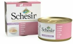 Pack 14 Schesir Comida Húmeda De Salmón Al Natural Para Gatos -Suministros De Mascotas Ventas 2024 salmon al natural 3 g