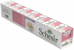 Pack 14 Schesir Comida Húmeda De Salmón Al Natural Para Gatos -Suministros De Mascotas Ventas 2024 salmon al natural 5 g