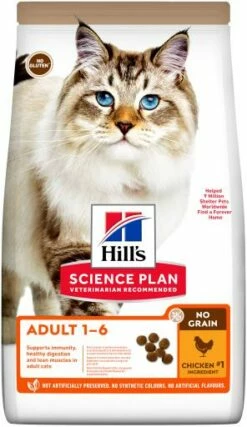 Hill's Pienso Science Plan Adult No Grain De Pollo Para Gatos