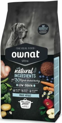 Ownat Pienso Ultra Maxi Adult De Pollo Y Pavo Para Perros De Raza Grande