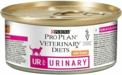 Pack 24 Pro Plan Veterinary Diets Comida Húmeda Mousse UR Urinary ST/OX De Pavo