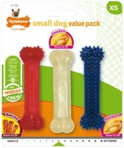 Nylabone Huesos Value Pack S (Blue Dental/Peanut Butter/Original)